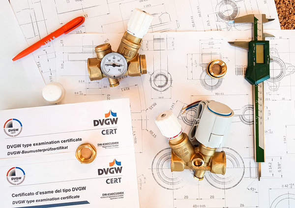 Certificación DVGW para las válvulas RTV de tipo B y C