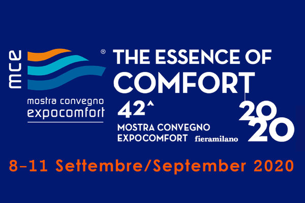 MCE - Mostra Convegno Expocomfort postponed to September 2020 